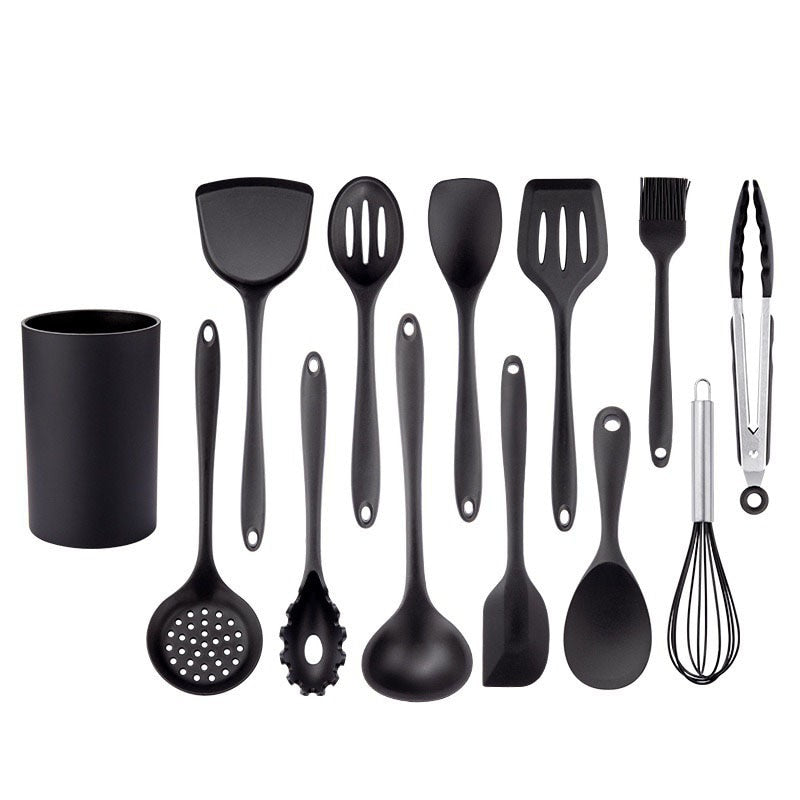13pcs Silicone Kitchen Utensils Set NonStick Cookware for Home