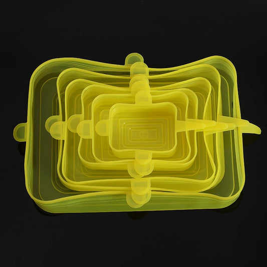 Silicone Cover Stretch Lids Reusable Durable and Expendable Lids Silicone Covers for Fresh Food Leftovers Keep Food Fresh
