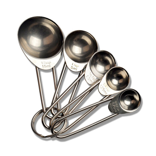 4/5Pcs Baking Accessories Multi Purpose Measuring Tools Coffee Tea Silver/Colorful With Scale Kitchen Gadget Measuring Spoon Set