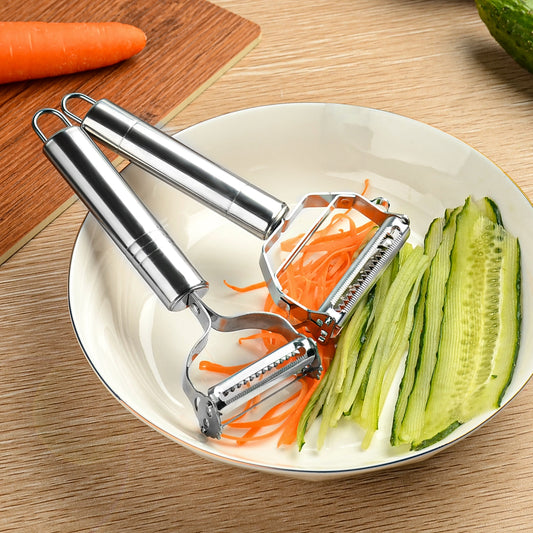 Stainless Steel Peeler Fruit Vegetable Melon Potato Carrot Cucumber Multifunction Grater Julienne Peeler Slice Home Kitchen Tool